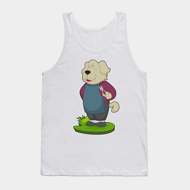 Dog Hairdresser Scissors Tank Top by Markus Schnabel